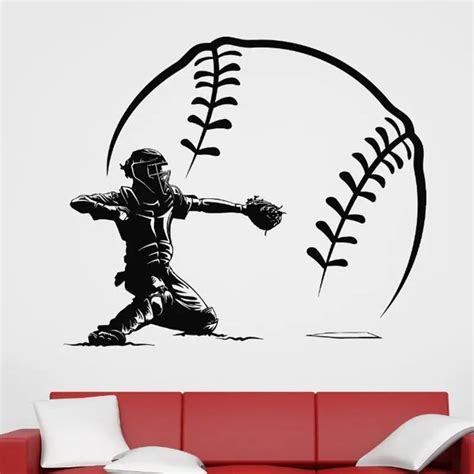 DCTAL Baseball Car Pitcher Windows Sticker Name Sports Decal Posters ...