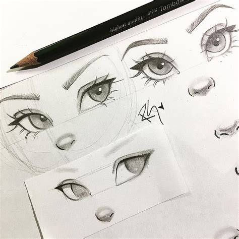 How To Draw Anime Nose Female - Manga