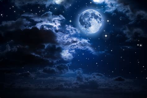 Wallpaper : sunlight, night, sky, clouds, Moon, moonlight, atmosphere ...