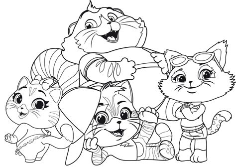 Free 44 Cats coloring pages - YouLoveIt.com