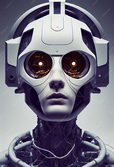 Premium AI Image | Futuristic Human Cyborg Robotics