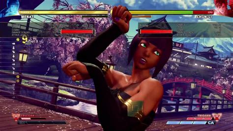 Street Fighter V: Season 3 Menat Combos - YouTube