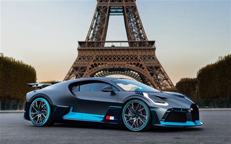 Download wallpapers Bugatti Divo, 2018, front view, hypercar, Eiffel ...