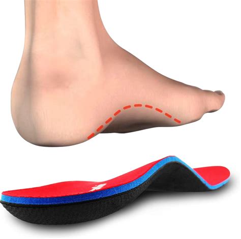 PCSsole Orthotic Arch Support Shoe Inserts Insoles for Flat Feet,Feet ...