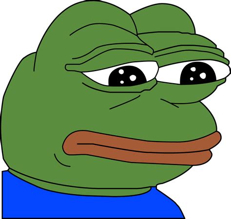 Sad Pepe FeelsBadMan transparent PNG - StickPNG