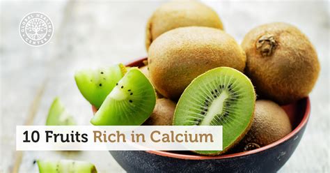 10 Fruits Rich in Calcium