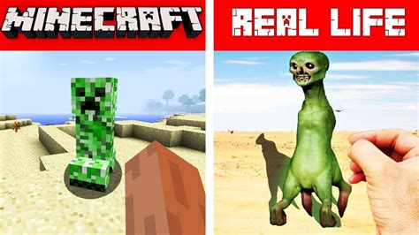 Real Life Creeper Minecraft