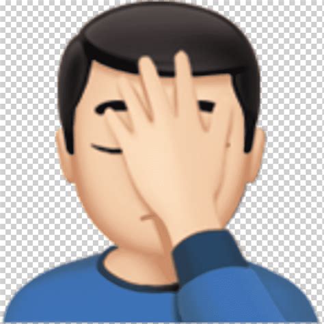 Face palm illustration, Emoji Facepalm United States FM broadcasting ...