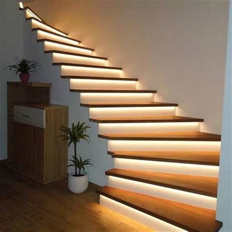 Stair Step & Side Strip Lighting