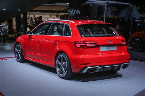 Updated Audi RS3 hatchback breaks cover at Geneva - Autocar India