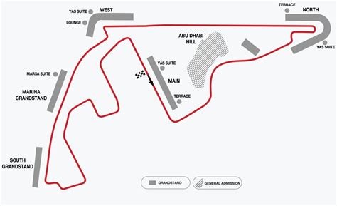 Abu Dhabi Grand Prix - Track & Grandstand Guide