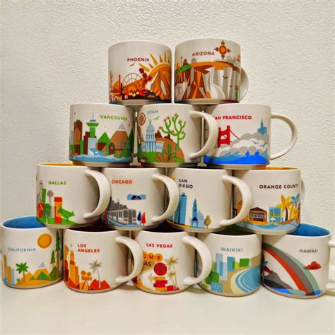 Starbucks You Are Here Collection Mugs on Ebay | Starbucks city mugs ...