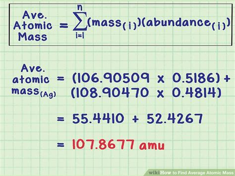 How to Find Average Atomic Mass: 8 Steps (with Pictures) - wikiHow