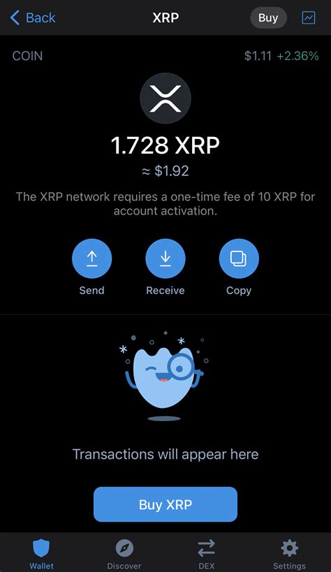 XRP doesn’t appear in my wallet - English - Trust Wallet