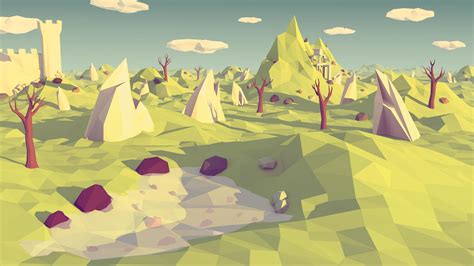 Polygon Landscape Art, HD Artist, 4k Wallpapers, Images, Backgrounds ...