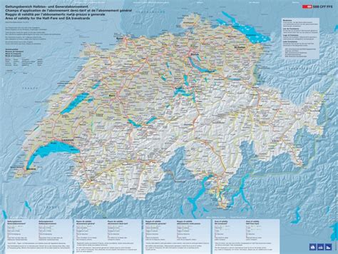 Switzerland Railway Map Printable