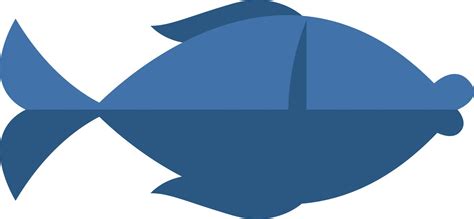 Blue fish, illustration, vector on white background. 13817236 Vector ...