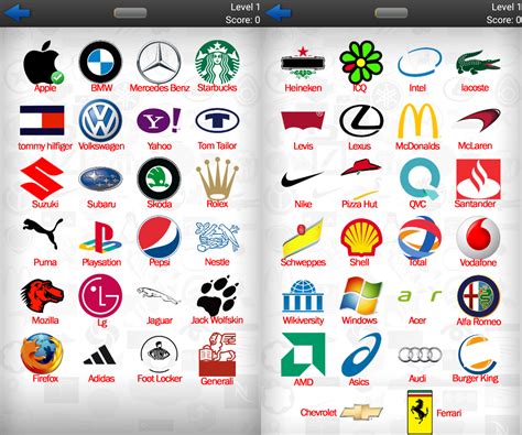 Logo Quiz Ultimate Level 1 Answers (symblCrowd) ~ Doors Geek