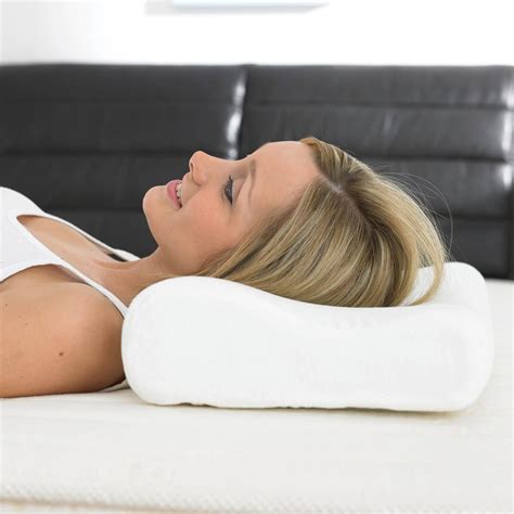 Orthopedic Memory Foam Soft Pillow for Neck Pain with Removable Zipper ...