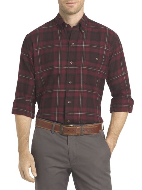 Arrow Men's Saranac Flannel Long Sleeve Button-down Shirt - Walmart.com