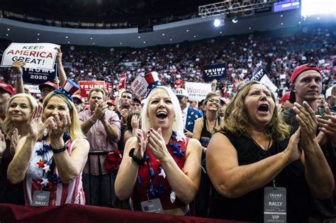 Trump's rally in Cincinnati: The president and his followers imagine a ...