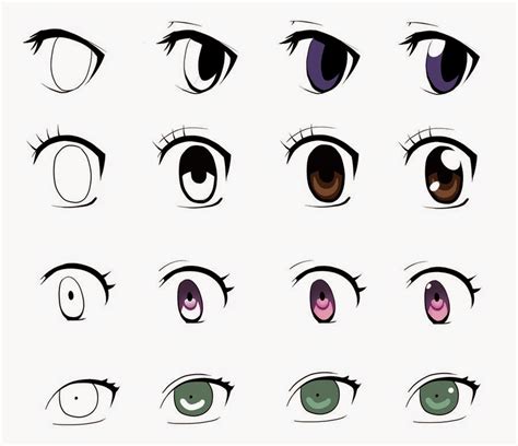 how to draw anime girl eyes step by step for beginners | Cartoon Snapshot