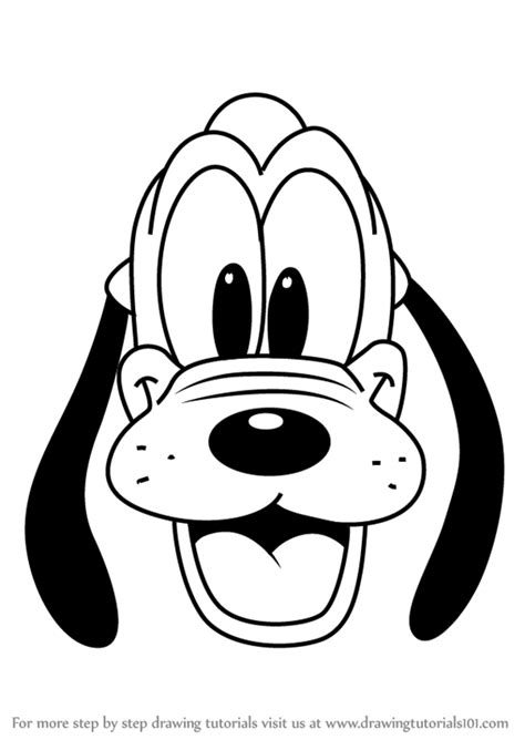 Resultado de imagen para pluto disney face | Cartoon drawings, Disney ...