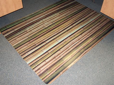 Chair Mats: 118592 BAMBOO-PRINT CHAIRMAT (FOR CARPET)