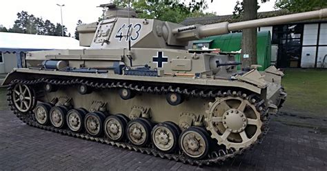 Surviving German Panzer IV Tank Ausf G Africa Korps