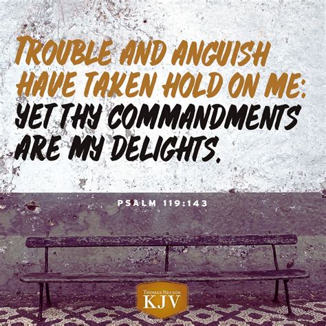 KJV Verse of the Day: Psalm 119:143