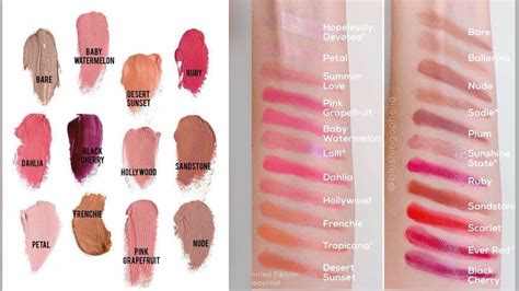 Seint Lip and Cheek Swatches | Lip swatches, Blush makeup, Plum lips