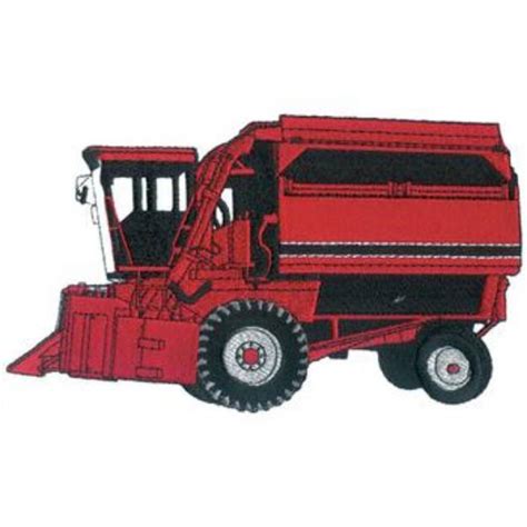 Cotton Harvester Machine Embroidery Design | Embroidery Library at ...