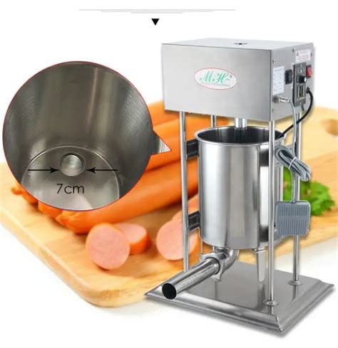 18 electric Stainless Steel Sausage Maker Manual Sausage Stuffer ...