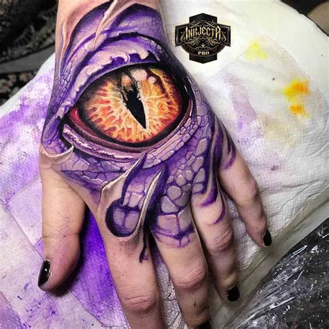 Dragon Eye Tattoo on Hand | Best Tattoo Ideas Gallery