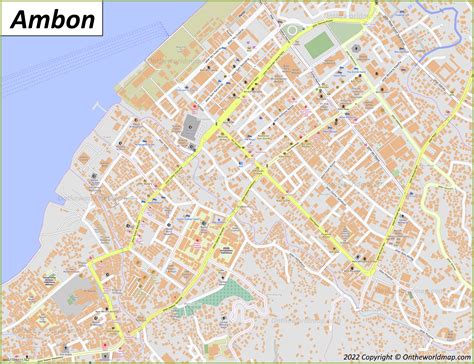 Ambon Map | Indonesia | Discover Ambon City and Island with Detailed Maps