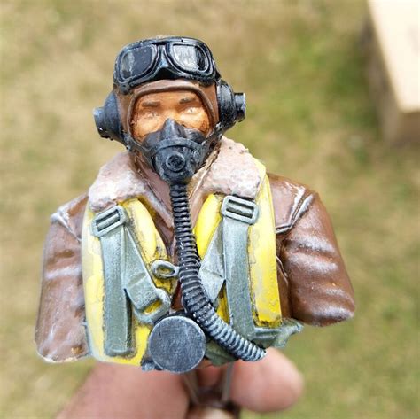 Highly-detailed Figure of a Spitfire Pilot (35 mm) high by 3Dclever