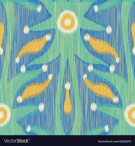 Ikat pattern Royalty Free Vector Image - VectorStock