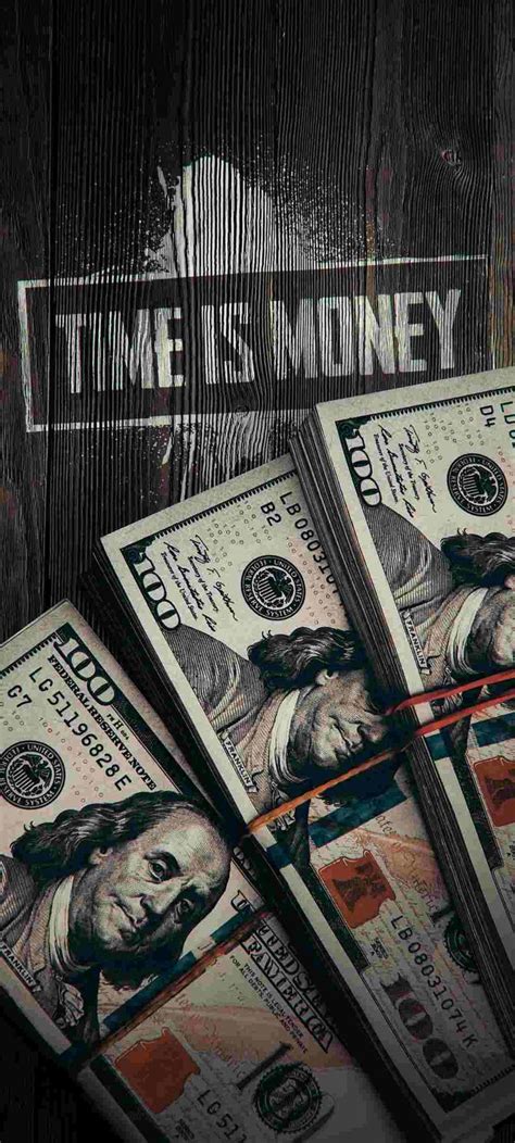 Time is money 4K iPhone Wallpaper HD | Dollar money wallpaper hd ...