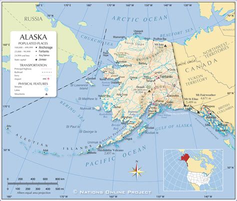 Map Of Alaska Over Usa – Topographic Map of Usa with States