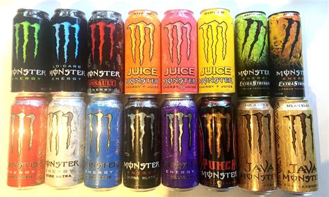 Monster Energy Drink Flavors List