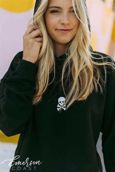 Chi O Skull and Crossbones Hoodie - Emerson Coast