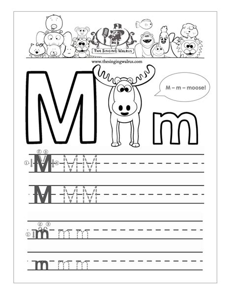 Free Printable Letter M Worksheets - Printable Word Searches