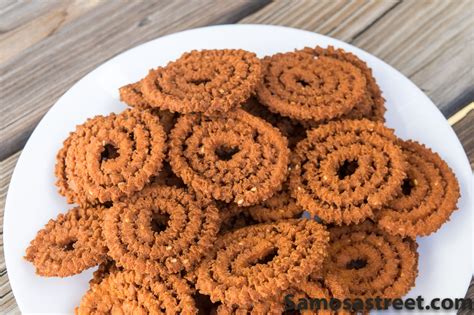 Instant Chakli - Crispy, Deep-Fried Rice Flour Chakali - Samosa Street