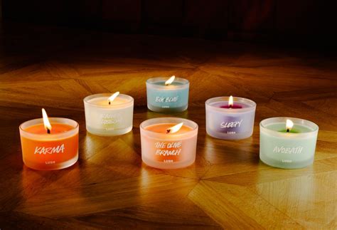 Lush Singapore launches candles in iconic LUSH scents.