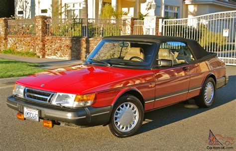 1993 Saab 900 Convertible, original excellent paint, CA car, great ...