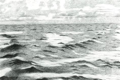 Ocean Drawing, Pencil, Sketch, Colorful, Realistic Art Images | Drawing ...