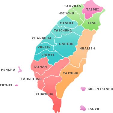 Taiwan Map