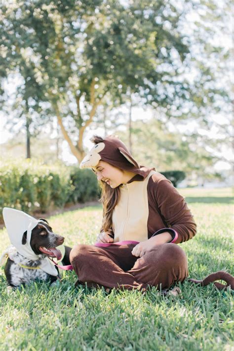 Dog And Owner Halloween Costume: Monkey and Banana – Sparkles and ...