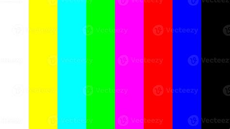 color bars television test pattern 18830709 Stock Photo at Vecteezy