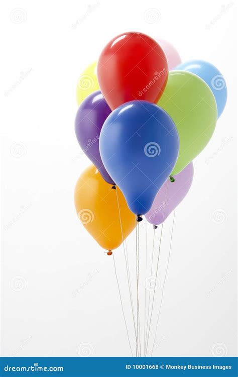 Colorful Party Balloons stock photo. Image of orange - 10001668